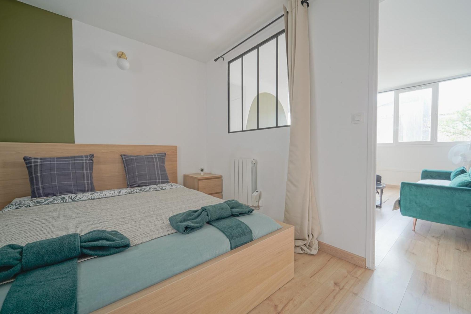 Apartament Complete 1Br With Balcony Only 5 Min. On Foot To Metro By Doorman Saint-Ouen  Zewnętrze zdjęcie
