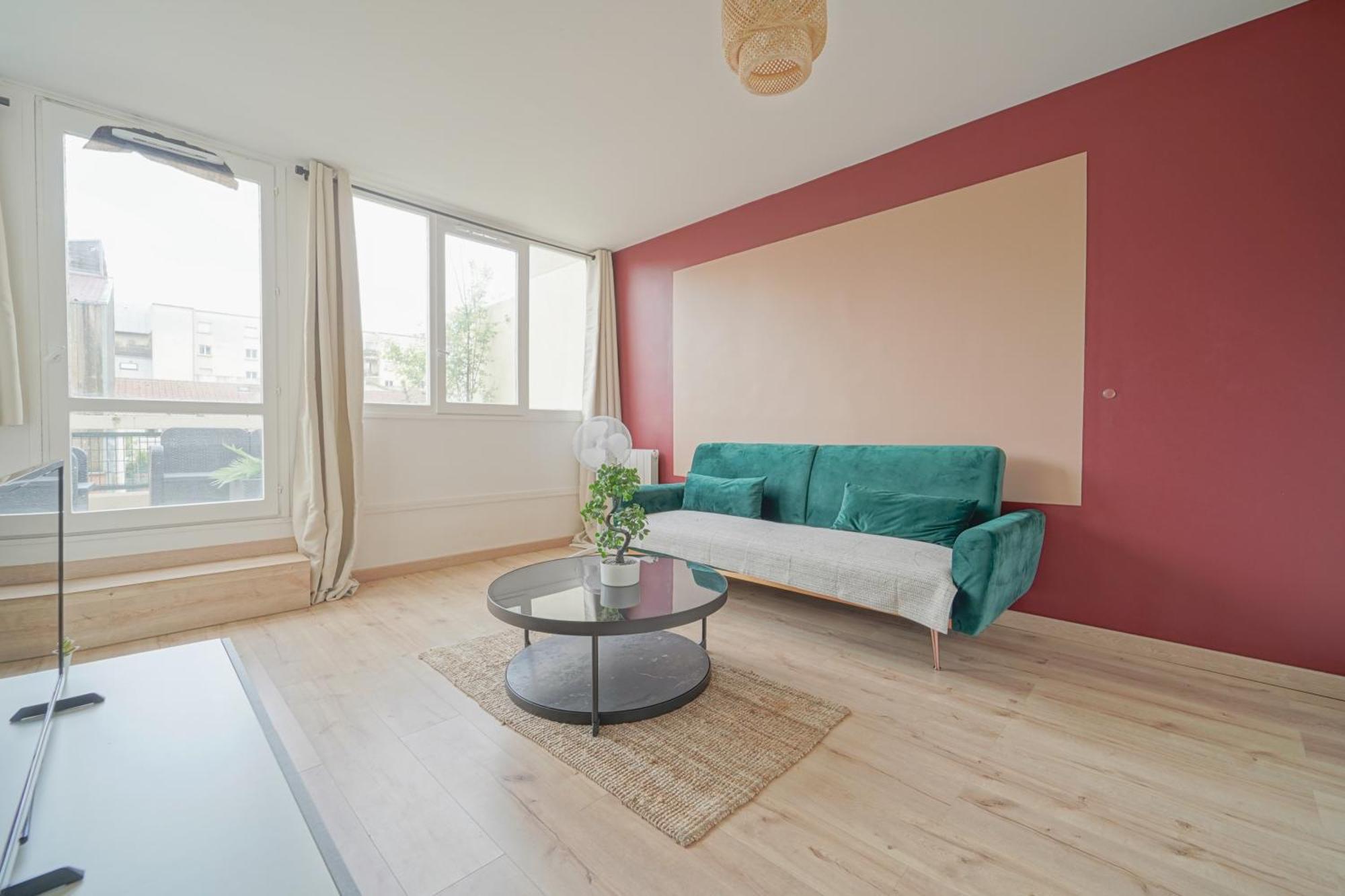 Apartament Complete 1Br With Balcony Only 5 Min. On Foot To Metro By Doorman Saint-Ouen  Zewnętrze zdjęcie
